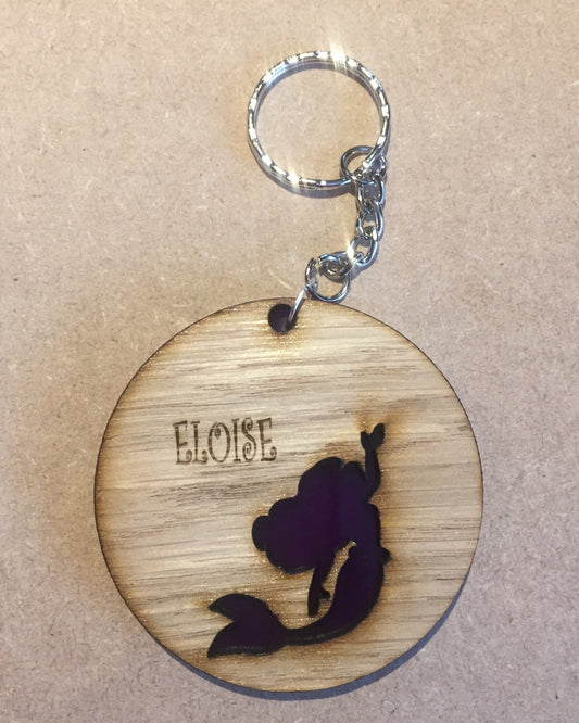 Wooden personalised bag tags - Laser LLama Designs Ltd