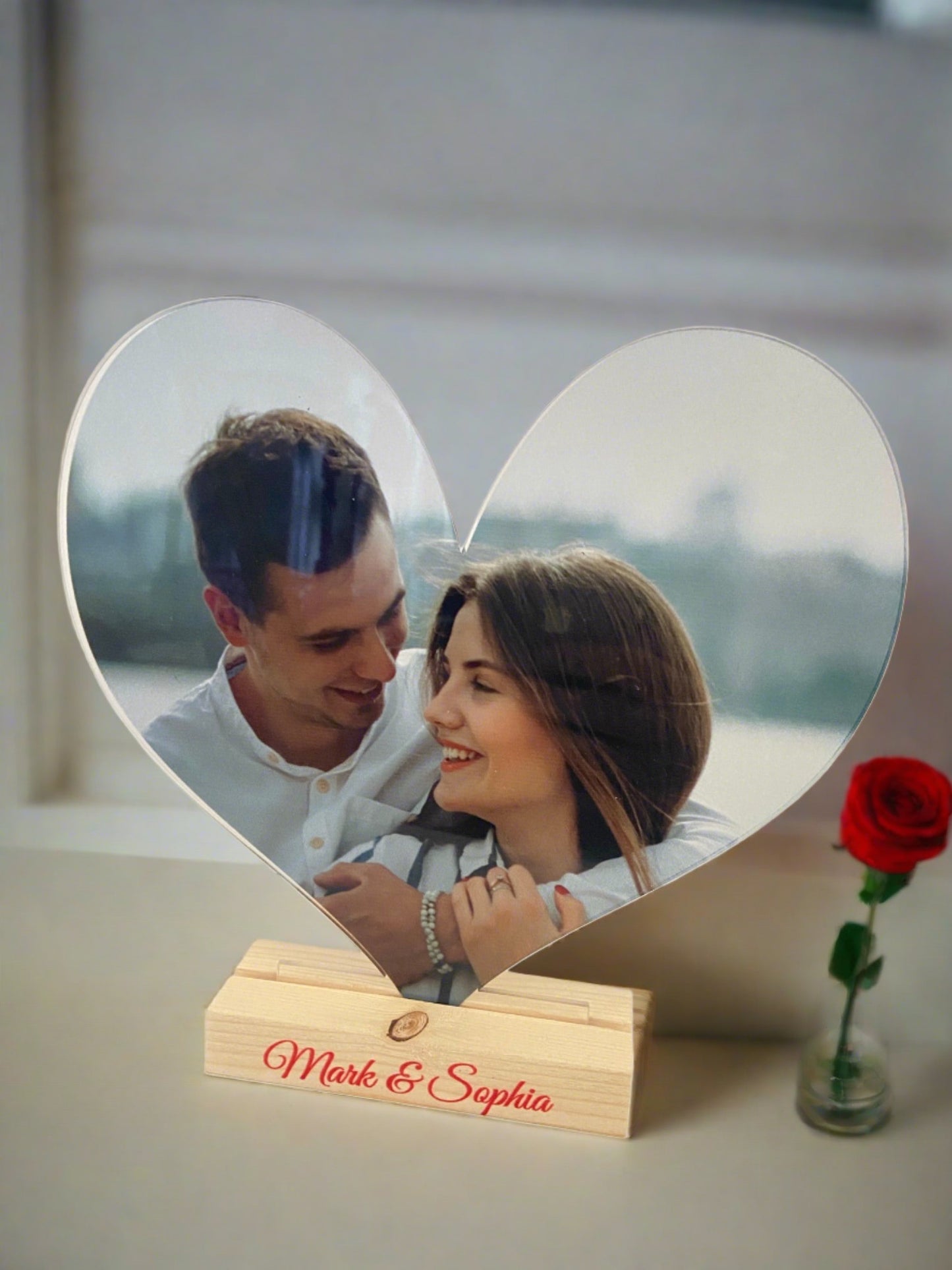 Photo printed on clear acrylic - Laser LLama Designs Ltd