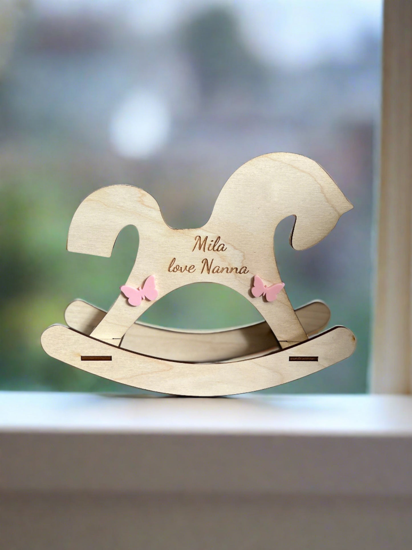 Personalised rocking horse - Laser LLama Designs Ltd
