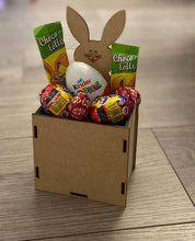 Load image into Gallery viewer, Wooden Easter treat box -mdf 🐰 - Laser LLama Designs Ltd