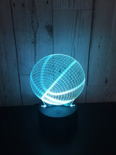 Load image into Gallery viewer, LED light up Football ball display- 9 colour options with remote! - Laser LLama Designs Ltd