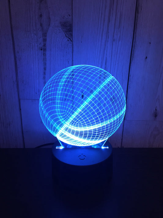LED light up Football ball display- 9 colour options with remote! - Laser LLama Designs Ltd