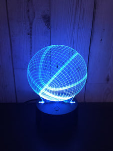 LED light up Football ball display- 9 colour options with remote! - Laser LLama Designs Ltd