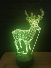 Load image into Gallery viewer, LED light up DEER display ,9 Colour options with remote! - Laser LLama Designs Ltd
