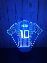Load image into Gallery viewer, LED light up Football top Messi display- 9 colour options with remote! - Laser LLama Designs Ltd