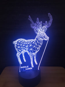 LED light up DEER display ,9 Colour options with remote! - Laser LLama Designs Ltd