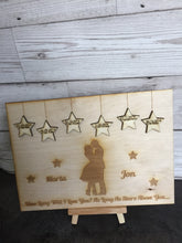 Load image into Gallery viewer, Personalised Love Story plaque - Laser LLama Designs Ltd