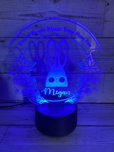 Easter bunny led light display - 9 colour options with remote - Laser LLama Designs Ltd