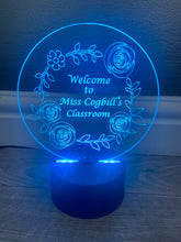 Load image into Gallery viewer, Teachers classroom LED light up display- 9 colour options with remote - Laser LLama Designs Ltd