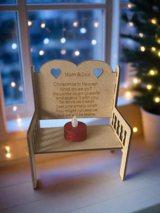 Mdf wooden personalised double bench - Laser LLama Designs Ltd