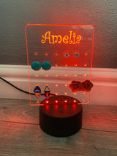 Load image into Gallery viewer, Personalised earring led display- 9 colours option with remote controller - Laser LLama Designs Ltd