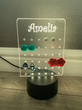 Load image into Gallery viewer, Personalised earring led display- 9 colours option with remote controller - Laser LLama Designs Ltd