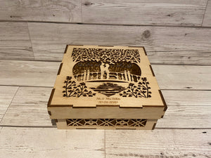 Personalised wooden box - Laser LLama Designs Ltd