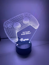 Load image into Gallery viewer, LED light up 3D  game controller display. 9 Colour options with remote! - Laser LLama Designs Ltd