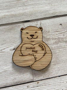 Oak veneer Bear hug - Laser LLama Designs Ltd