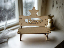 Load image into Gallery viewer, Personalised memorial bench different shapes - Laser LLama Designs Ltd