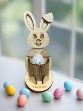 Load image into Gallery viewer, Freestanding 3d bunny for kinder egg - Laser LLama Designs Ltd