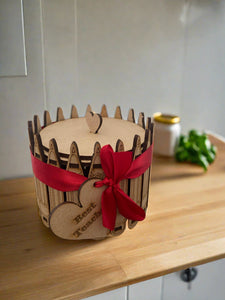 Wooden  pencil shape decorative box - Laser LLama Designs Ltd