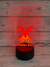 Load image into Gallery viewer, Personalised 3d Led light Teacher class gift-hands with roots - Laser LLama Designs Ltd